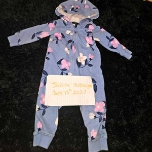 Carters girls 9m hooded jumper